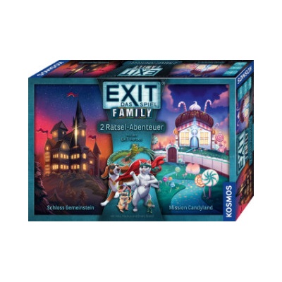 Kosmos Spiele EXIT® - Das Spiel - Family: Schloss Gemeinstein/Mission Candyland | Inka Brand, Markus Brand