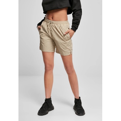Urban Classics Дамски къси панталони в бежов цвят Urban Classics Crinkle UB-TB4348-02439 - Бежов, размер 5XL