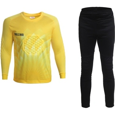 Вратарски екип, Детски, Жълт с черен