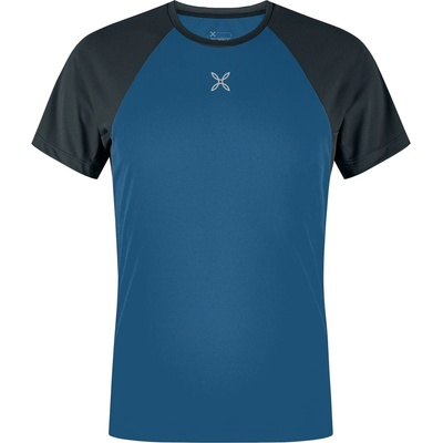 Montura Мъжка спортна тениска Montura Outdoor 3 T-Shirt Sport shirt - Bright Blue / Graphite Blue - размер XL (216-5641-0215)