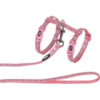 Image 1 of NOBBY Нагръдник с повод за котка Cat Head - розов, NOBBY Германия 88920