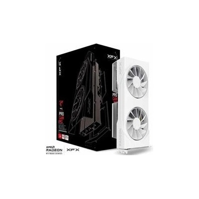 XFX Radeon RX 9060 XT Swift White OC Dual Fan Gaming Edition 8GB GDDR6 RX-96TSW8GWQ