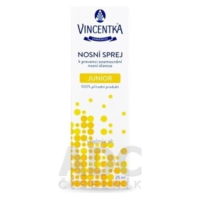 Vincentka Junior nosný sprej 25 ml