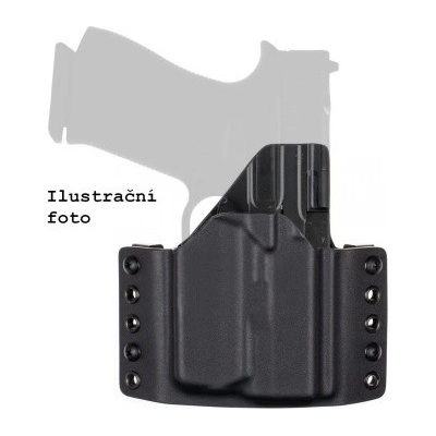 RH Holsters kydex pro Glock 43X MOS + TLR-7 Sub 40 mm levé plný swtg černé – Zboží Dáma