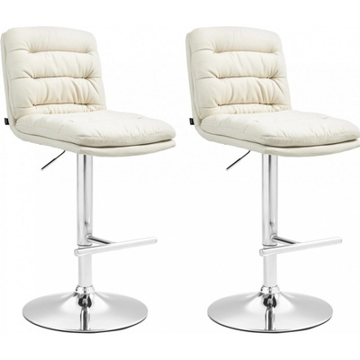 Design-Shop Damar Krémová / chrom 2 ks