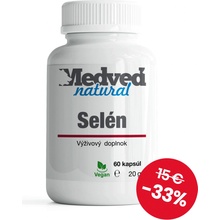 Medveď natural Selén 60 kapsúl