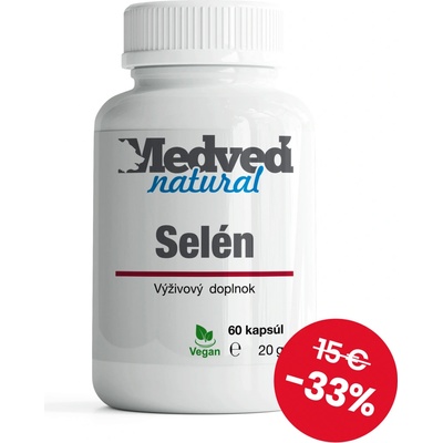 Medveď Natural Selén 60 kapsúl