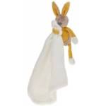 BEPPE Mascot Doudou rabbit Enzo beige and honey 28x28cm 13927