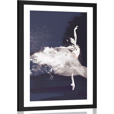 Plakát s paspartou vášnivý tanec baletky - 60x90 no frame