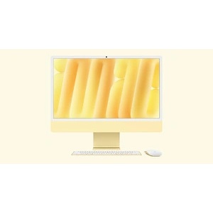 Apple iMac 24" Retina 4.5K Display с Apple M4 с 10-Core CPU, 10-Core GPU, 16GB RAM, 256GB SSD - Yellow, Intl. Engl. клавиатура (Дисплей: Nano-texture glass) (z1ek_imac24-disp-nano-179)