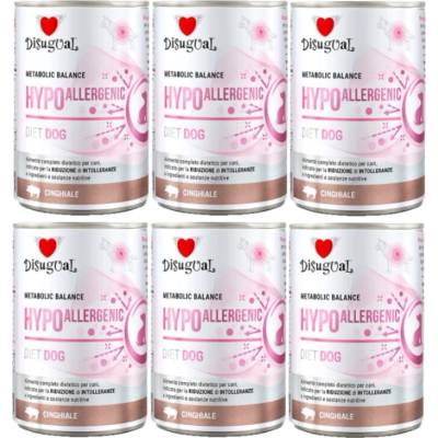 Disugual veterinárne hypoalergénne diviačie dospelý 6 x 400 g