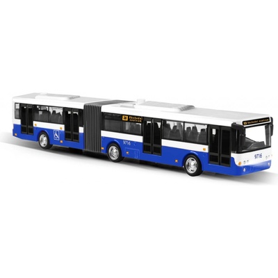Rappa Kĺbový bus ktorý hlási zastávky česky 36 cm modrý