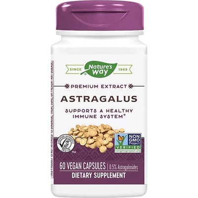 Nature's Way Astragalus 500 mg | Premium Extract [60 капсули]