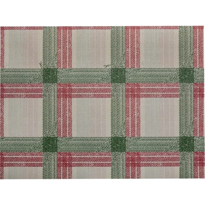 Infibra Jednorázové papírové prostírání Kostka bordó/zelená 30x40cm 250ks