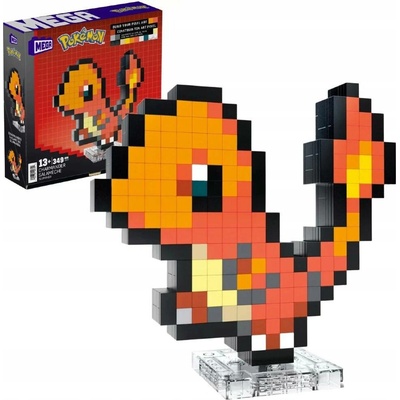 Mega Bloks Mega Pokémon Pixel art - Charmander – Zbozi.Blesk.cz