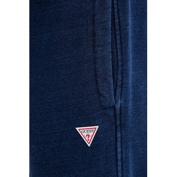 Guess Jeans Памучен спортен панталон Guess Jeans в тъмносиньо с изчистен дизайн W5YB65 KCXQ1 (W5YB65.KCXQ1)