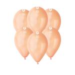 Gemar металик балони - прасковен цвят 26 cm 100 бр