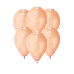 Gemar металик балони - прасковен цвят 26 cm 100 бр