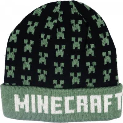 Čierna čiapka Minecraft