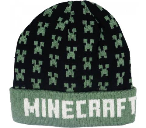 Čierna čiapka Minecraft
