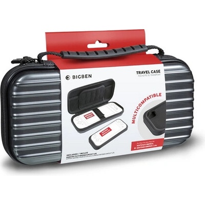 Pouzdro Bigben pro Nintendo Switch z polykarbonátu, stříbrné