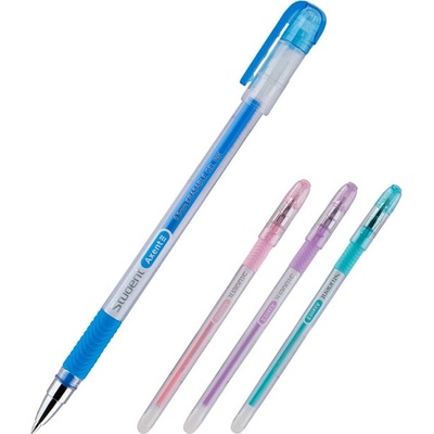 Химикалка с гума Axent Student 0.5 mm Син (1601331-06-AG1071-02-A)