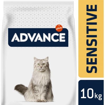 Advance Sensitive Adult Cat losos a rýže 10 kg