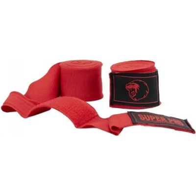 SUPER PRO Бинтове за Бокс Super Pro Hand Wraps Red 450см