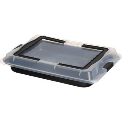 Maku Kitchen Life Тава за печене 42 х 30 см. с пластмасов капак за носене (tb maku 321402)