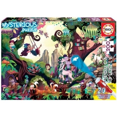 Educa Загадъчен пъзел educa 18612- 200 части - Магическа гора (edu18612)