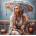Norimpex - Puzzle Diamant painting: Girl with an umbrella 30x40cm - 1 - 39 piese
