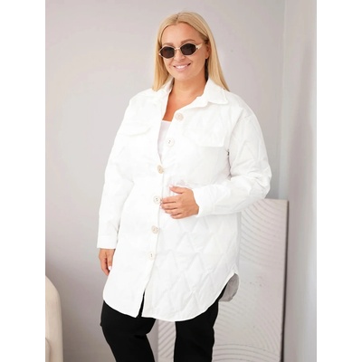 Kesi Plus Size 5794 biela