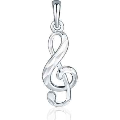 JVD Stříbrný přívěsek houslový klíč SVLP1115XH20000