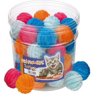 Nobby Hračka cat textil balónek 4cm display 40ks