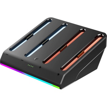 AOLION Станция за зареждане на Joy-Con 4 станции, RGB | за Nintendo Switch 2 (VVR.4X.JC.CONTR.CHARGING.NS2)