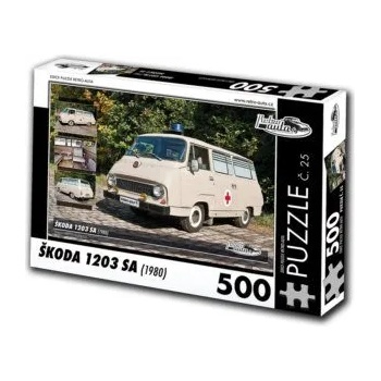 Image 1 of Retro cars - Puzzle Škoda 1203 SA (1980) - 500 piese