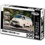 Retro cars - Puzzle Škoda 1203 SA (1980) - 500 piese