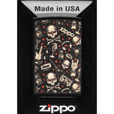 Zapalovač Zippo Grunt Pattern s lebkou 60007008