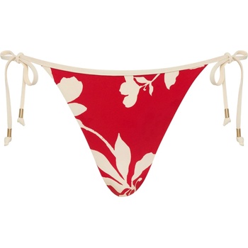 Seafolly Дамско бикини долнище Seafolly Mayflower Hipster Tie Side Bikini bottom - Cosmo Red - размер 36 (EU) (150-6641-0113)