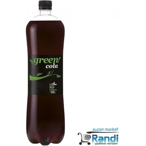 Green Cola Газирана напитка Green Cola 1, 5л