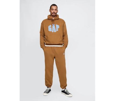 Gap tepláky s logom hnedá