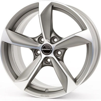 Borbet S 8,5x19 5x115 ET40 graphite polished
