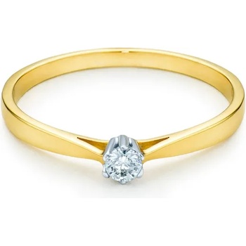 Image 1 of SAVICKI Годежен пръстен savicki: двуцветно злато, диамант