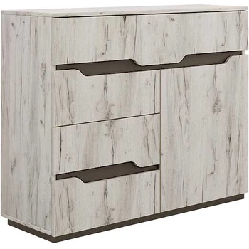 Bogdan Furniture G Скрин Мебели Богдан модел Talina, Дъб краф и графит