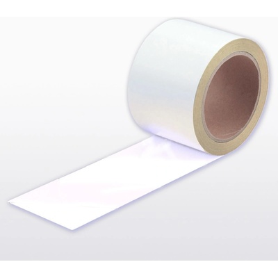 Extra tenká podlahová páska WT-5429 s protiskluzovým povrchem, permanentní – fólie, bílá, 100 mm × 10 m