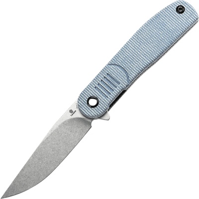 Tenable Einar Stonewashed Nitro-V 0.137''/3.5mm Blue Micarta T2072A2