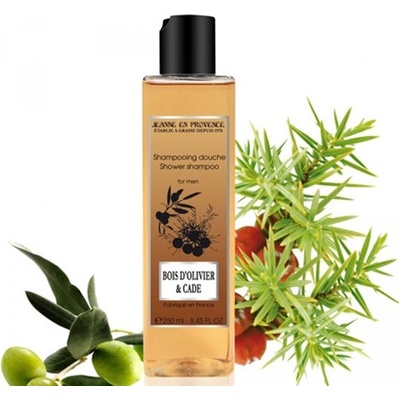 Jeanne en provence men Bois D´Olivier & Cade Šampon 2v1 250ml