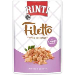 RINTI Filetto Adult пиле и шунка в желе 100g (394-95401)