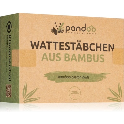 Pandoo Bamboo Cotton Buds клечки за уши 200 бр