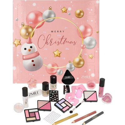 ZMILE COSMETICS Adventný kalendár Square Snowman